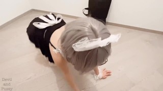 痴女メイドの変態ご奉仕 调教奴隶女仆